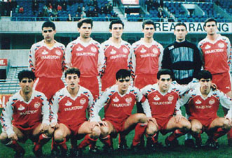 Contra el Racing B en el nuevo Sardinero, Marcador 0-0. RACING B-MARINA DE CUDEYO 1992-93 