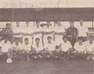 Coincidí con Luis e Iván Helguera, Futbolístas profesionales. MARINA DE CUDEYO 1994-95